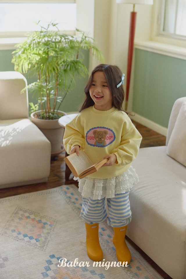 Babar Mignon - Korean Children Fashion - #toddlerclothing - Teddy Sweatshirts - 3