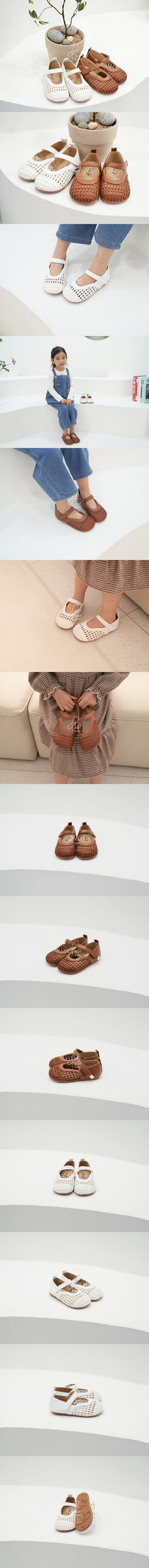 Babyzzam - Korean Children Fashion - #kidsstore - Weaving Loafer