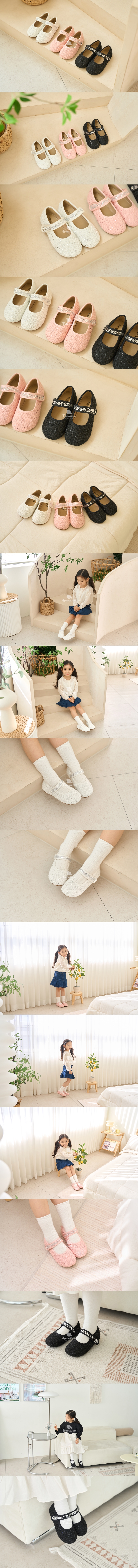 Babyzzam - Korean Children Fashion - #stylishchildhood - Crystal Flat