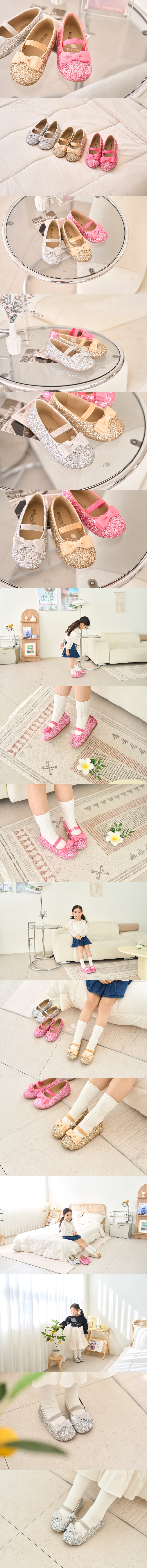 Babyzzam - Korean Children Fashion - #toddlerclothing - Twinkle Pop Flat