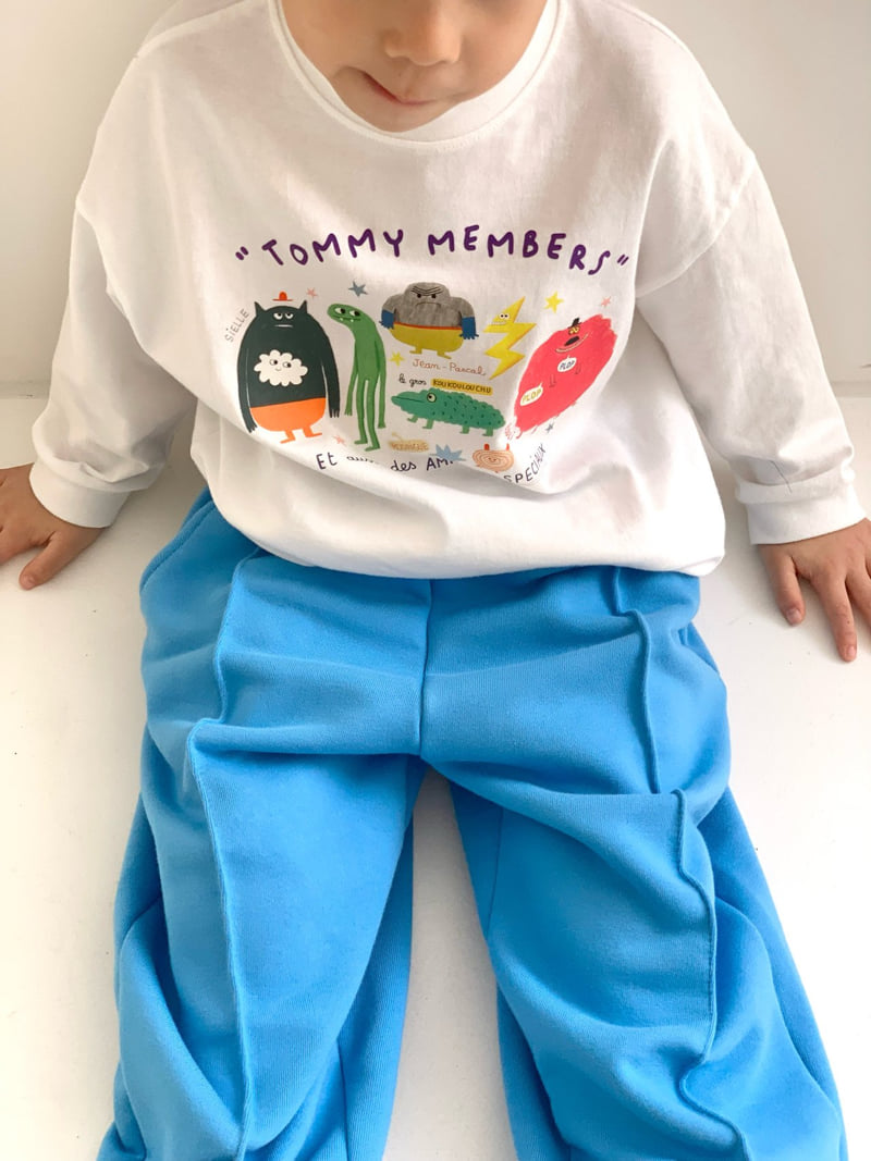 Bailey - Korean Children Fashion - #kidzfashiontrend - Natural Cartoon Tee - 4
