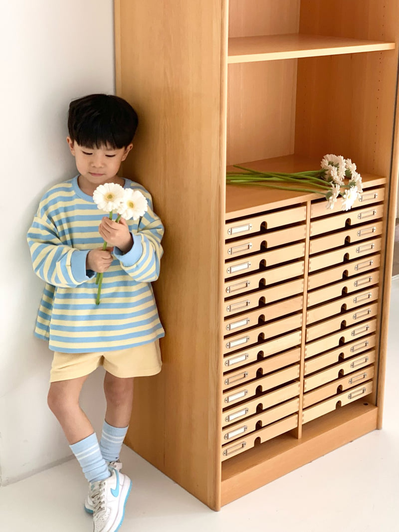 Bailey - Korean Children Fashion - #childofig - Peekaboo Stripe Tee - 7