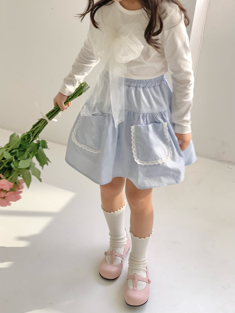 Bailey - Korean Children Fashion - #childofig - Ribbon Shirt - 5