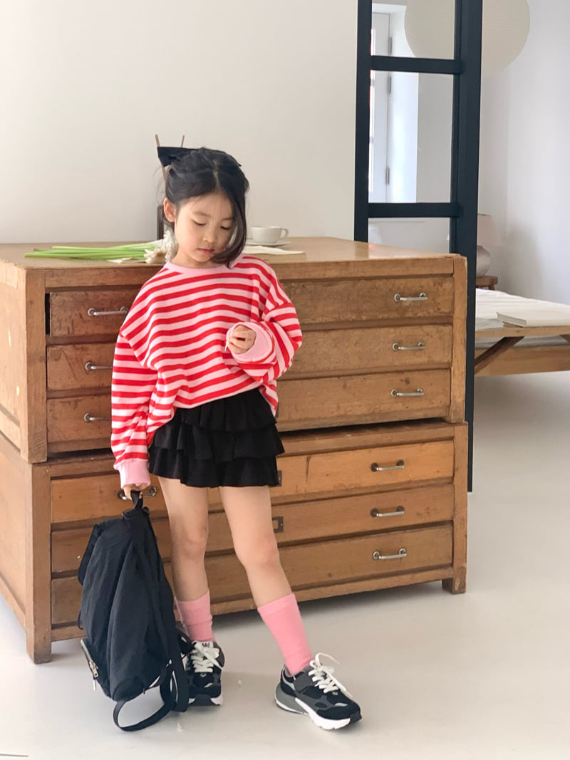Bailey - Korean Children Fashion - #discoveringself - Peekaboo Stripe Tee - 10