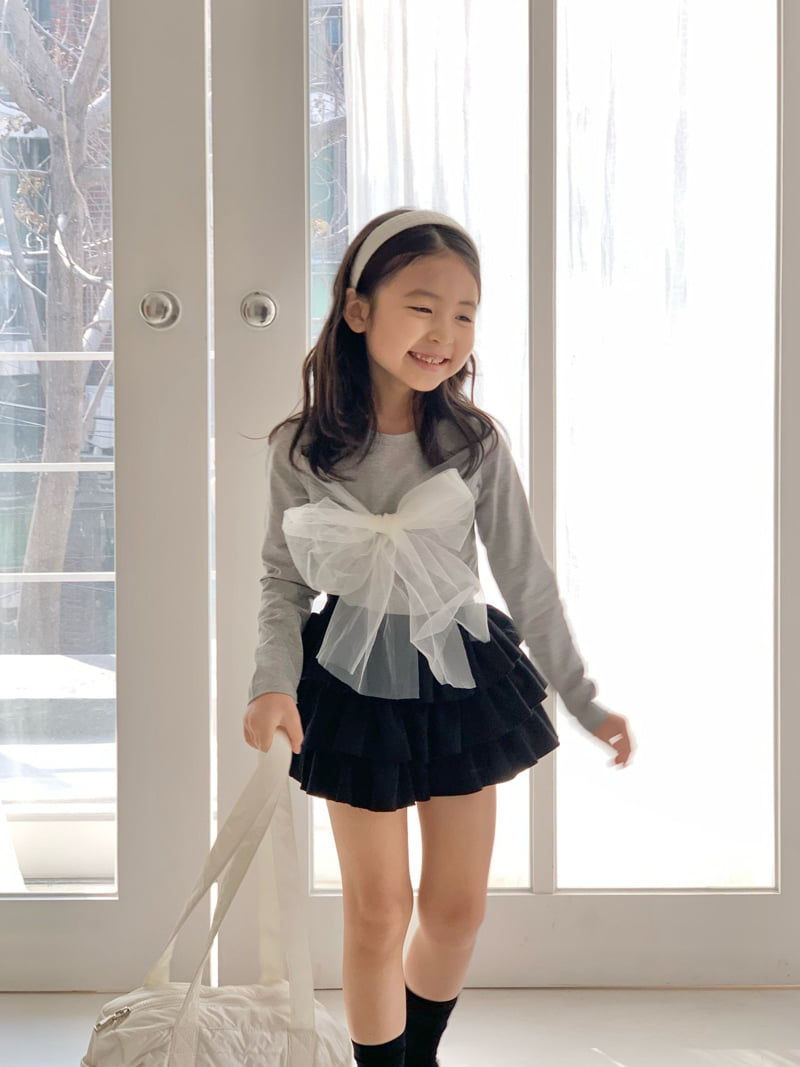 Bailey - Korean Children Fashion - #kidzfashiontrend - Ribbon Shirt - 12