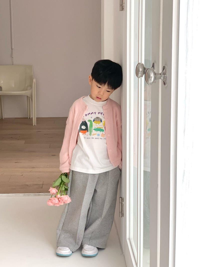 Bailey - Korean Children Fashion - #prettylittlegirls - Natural Cartoon Tee - 8