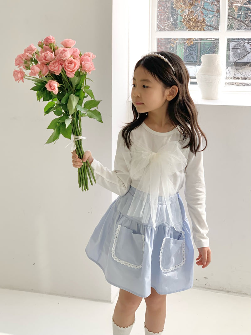 Bailey - Korean Children Fashion - #toddlerclothing - Ribbon Shirt - 4
