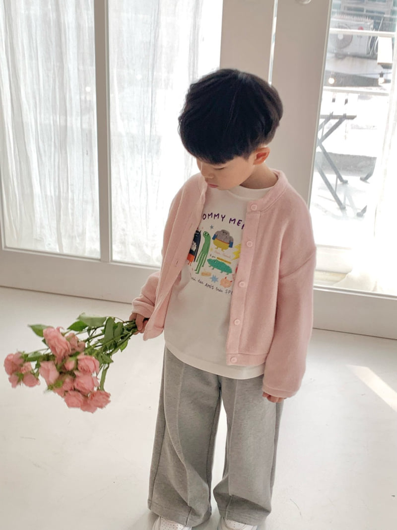 Bailey - Korean Children Fashion - #todddlerfashion - Natural Cartoon Tee - 9