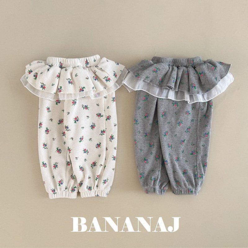 Banana J - Korean Children Fashion - #designkidswear - Petal Waffle Pants