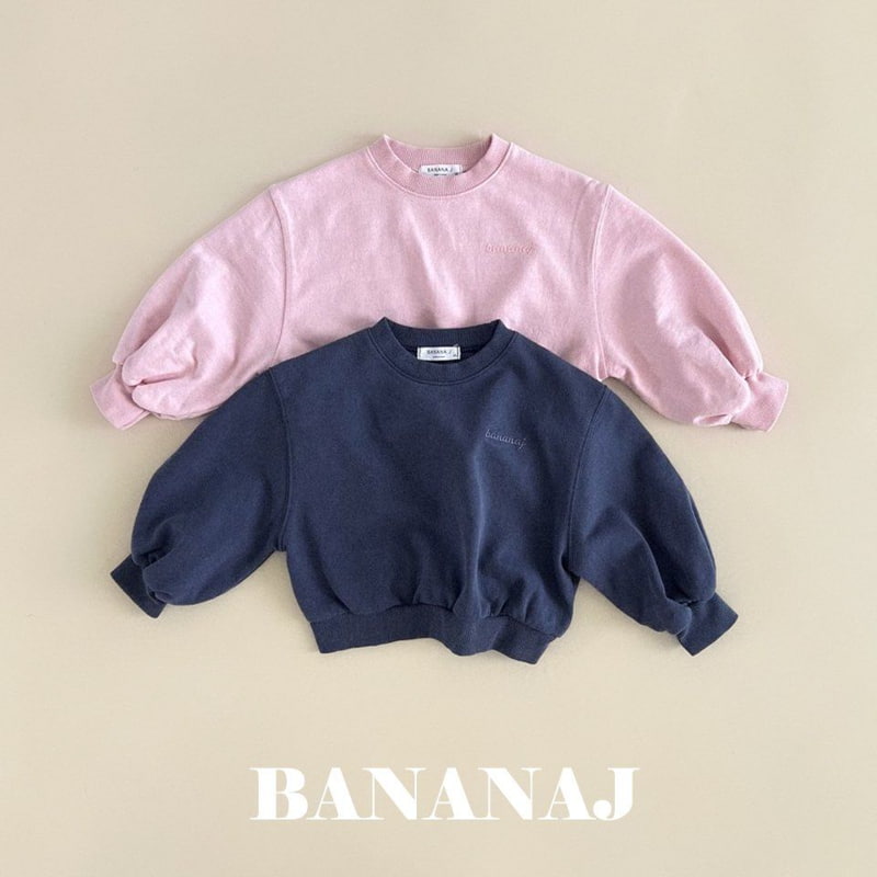 Banana J - Korean Children Fashion - #designkidswear - Pigment Shirring Sweatshirts