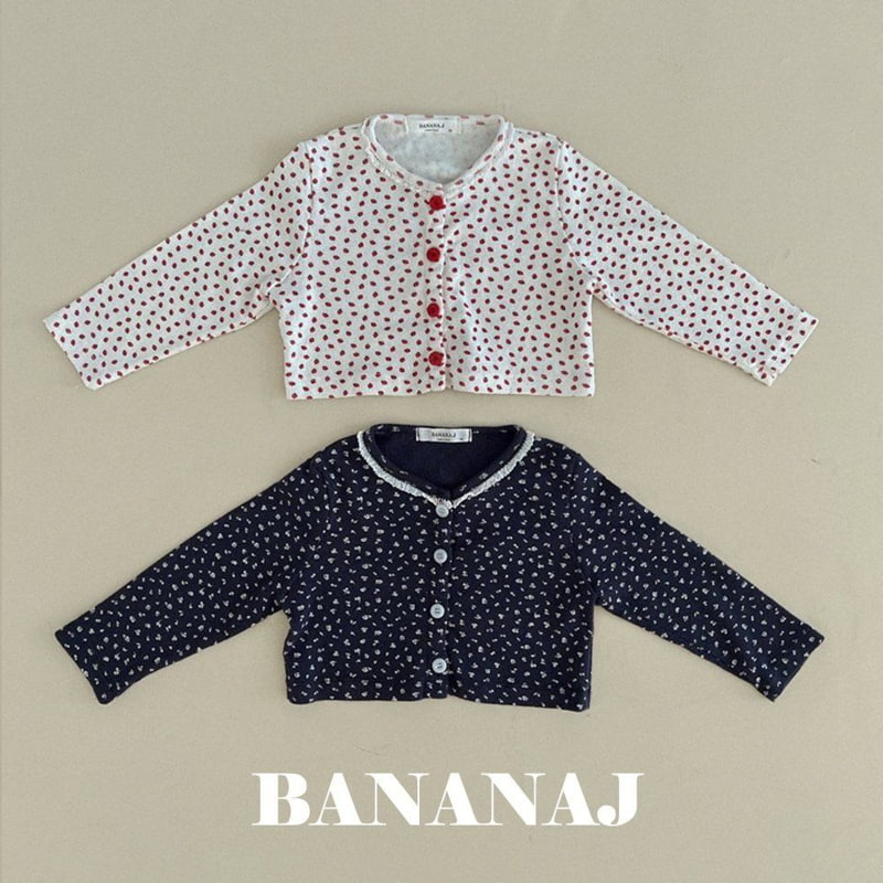 Banana J - Korean Children Fashion - #discoveringself - Strawberry Flower Cardigan