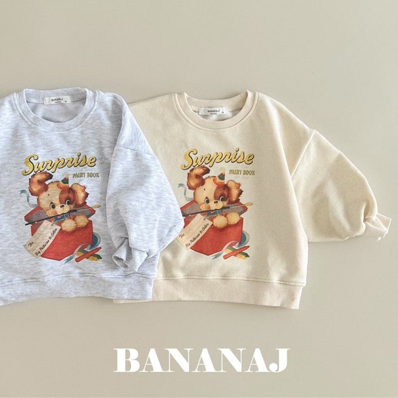 Banana J - Korean Children Fashion - #fashionkids - Lucky Boxy Sweatshirts