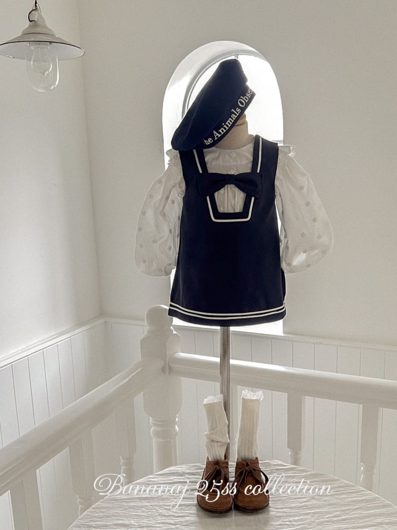 Banana J - Korean Children Fashion - #kidsshorts - Ribbon One-piece - 8
