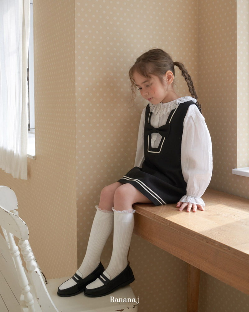 Banana J - Korean Children Fashion - #kidzfashiontrend - Ribbon One-piece - 10