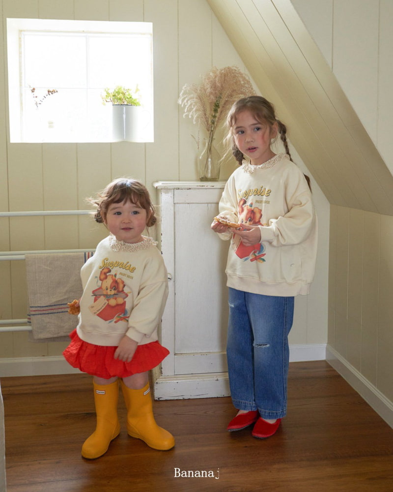 Banana J - Korean Children Fashion - #magicofchildhood - Lucky Boxy Sweatshirts - 7