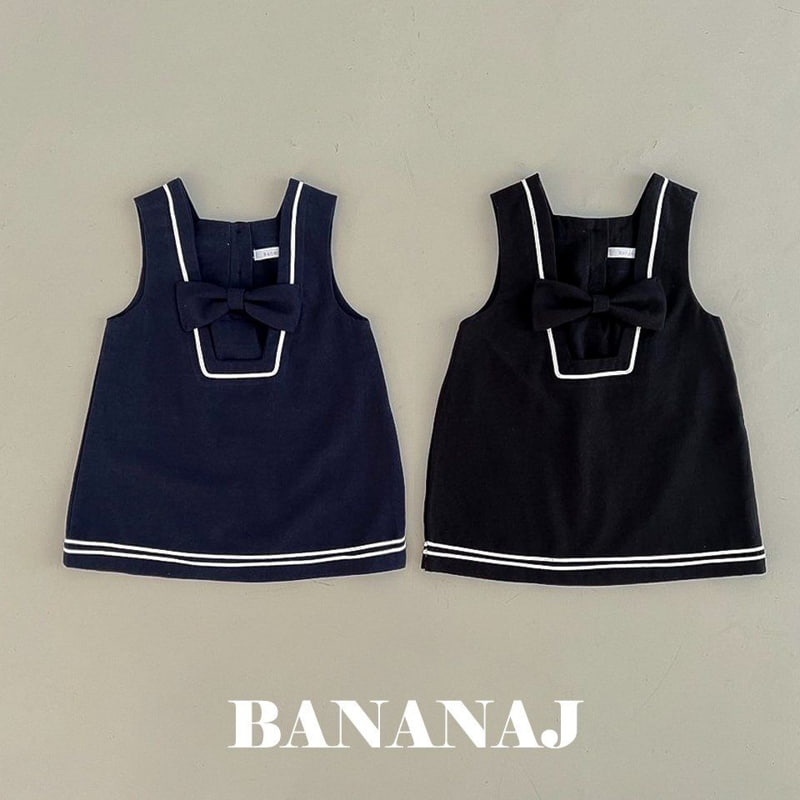 Banana J - Korean Children Fashion - #prettylittlegirls - Ribbon One-piece