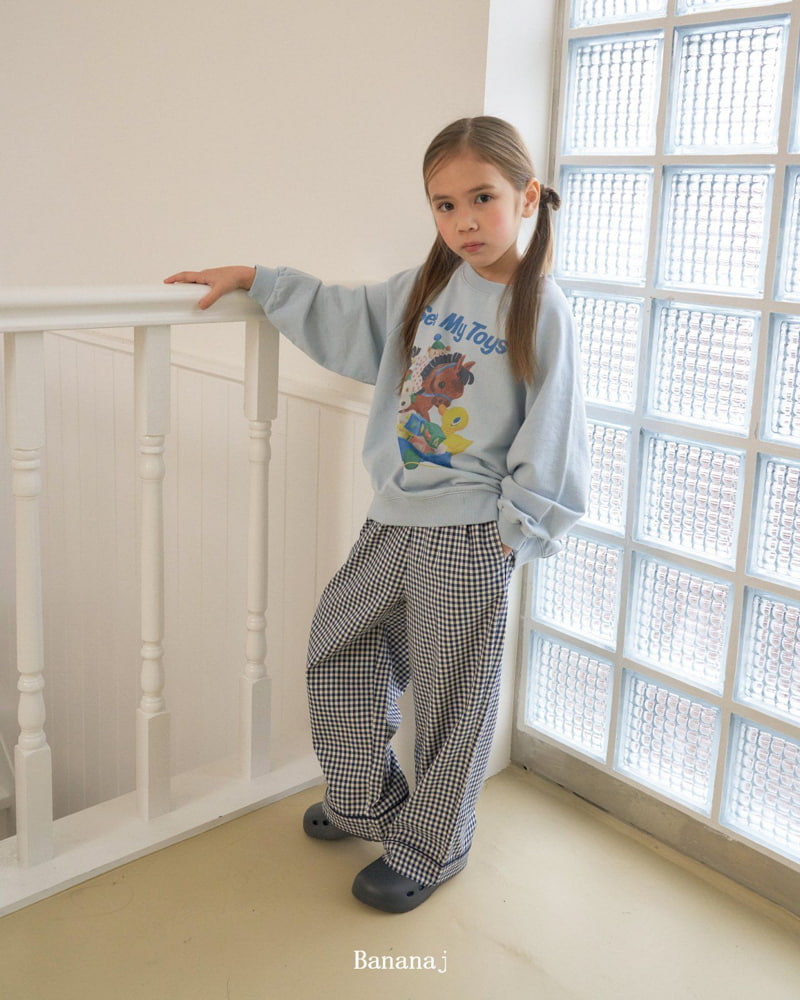 Banana J - Korean Children Fashion - #prettylittlegirls - Check Myo Pants - 9