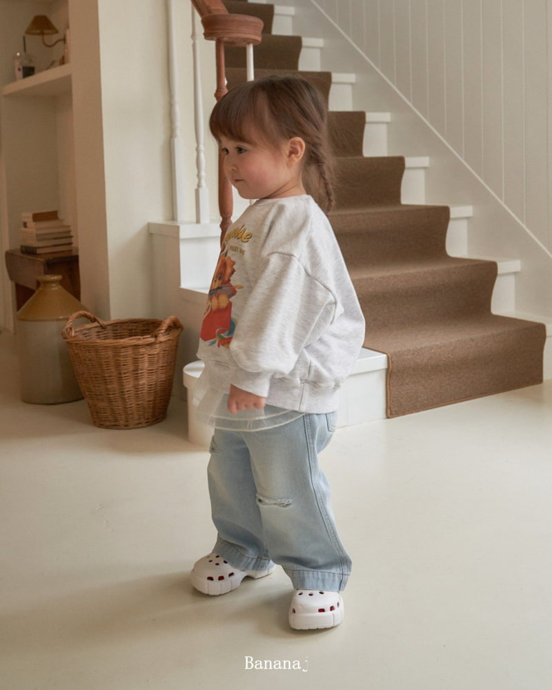 Banana J - Korean Children Fashion - #todddlerfashion - Lucky Boxy Sweatshirts - 10