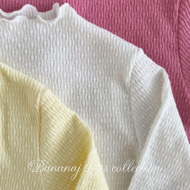 Banana J - Korean Children Fashion - #toddlerclothing - Charlotte Tee - 6