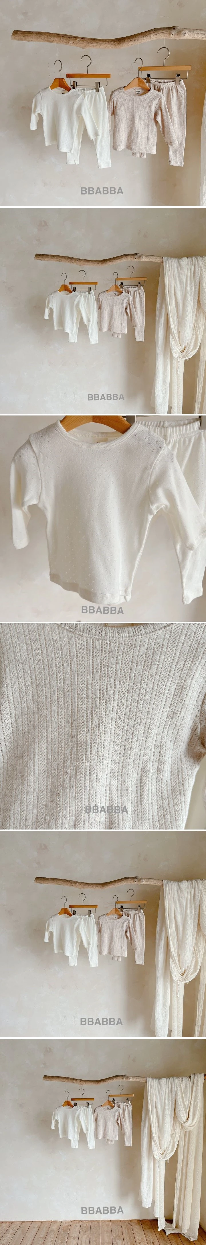 Bbabba - Korean Baby Fashion - #onlinebabyboutique - Baby Eyelet Easywear