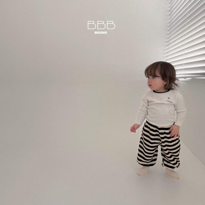 Bella Bambina - Korean Baby Fashion - #babyboutique - Bebe Striped Jogger Pants - 7
