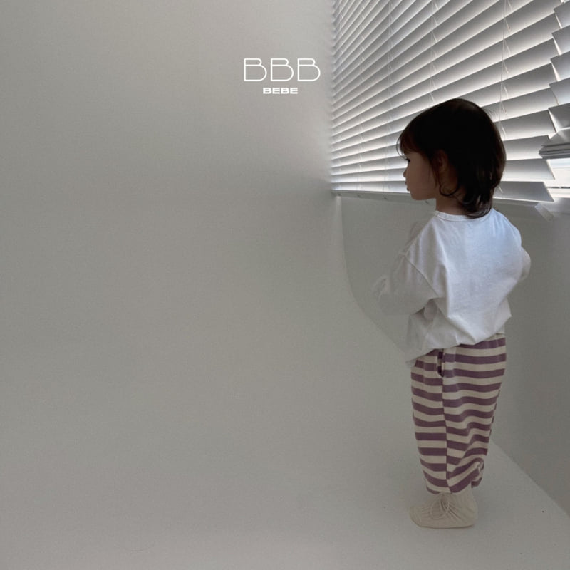 Bella Bambina - Korean Baby Fashion - #babyboutique - Bebe Striped Jogger Pants - 8