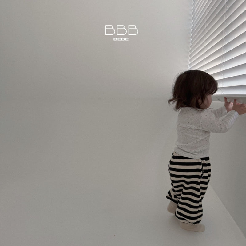 Bella Bambina - Korean Baby Fashion - #babyboutiqueclothing - Bebe Striped Jogger Pants - 9