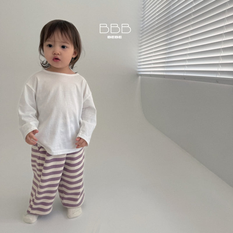 Bella Bambina - Korean Baby Fashion - #babyclothing - Bebe Striped Jogger Pants - 10