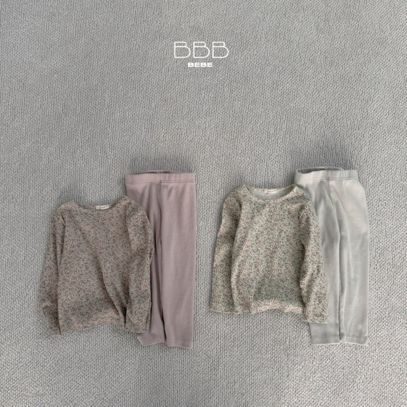 Bella Bambina - Korean Baby Fashion - #babyclothing - Bebe Flower Easywear Set