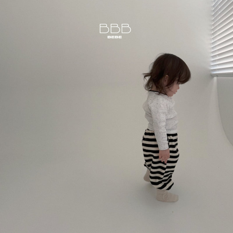 Bella Bambina - Korean Baby Fashion - #babyfashion - Bebe Striped Jogger Pants - 11