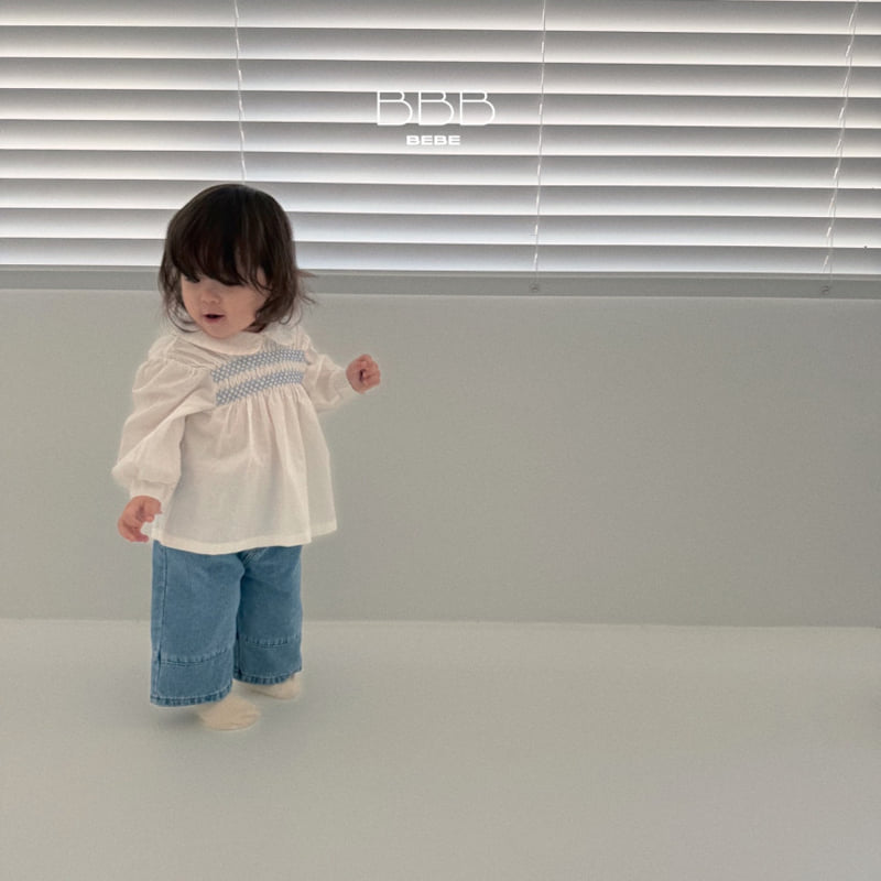 Bella Bambina - Korean Baby Fashion - #babyclothing - Bebe Porter Slit Denim Pants - 4