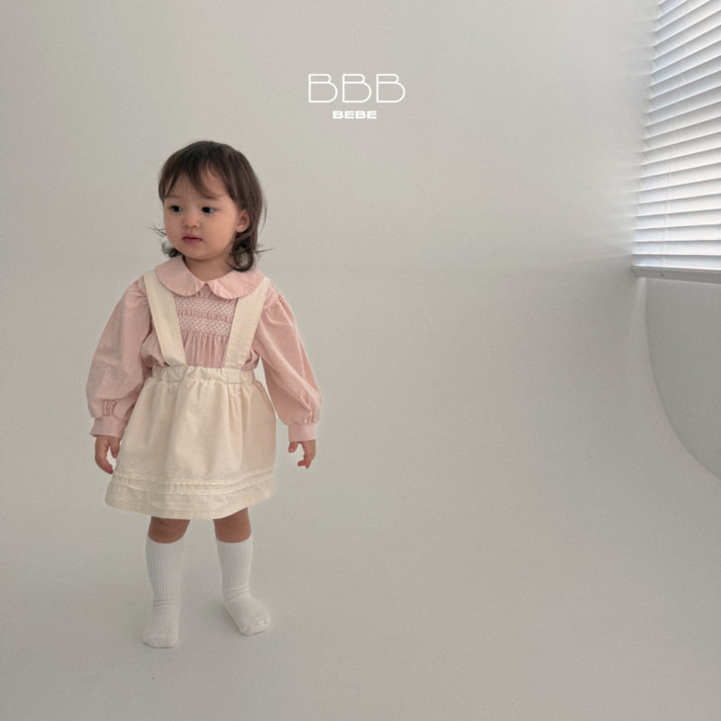 Bella Bambina - Korean Baby Fashion - #babyfever - Bebe Suspenders One-piece - 8