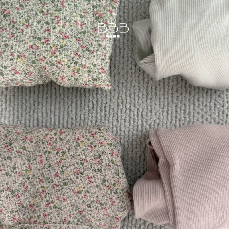 Bella Bambina - Korean Baby Fashion - #babyfever - Bebe Flower Easywear Set - 3