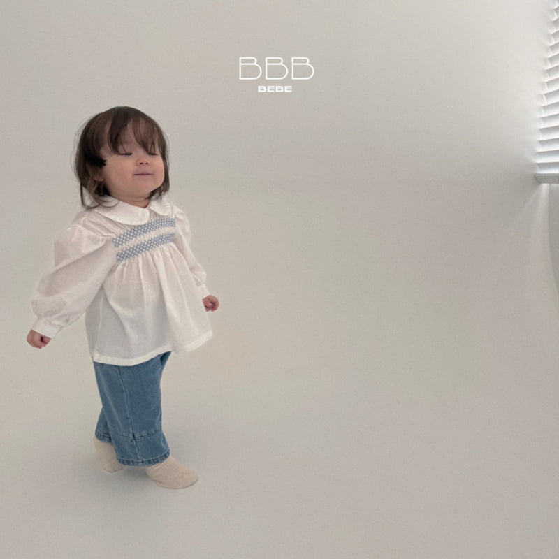Bella Bambina - Korean Baby Fashion - #babygirlfashion - Bebe Porter Slit Denim Pants - 6