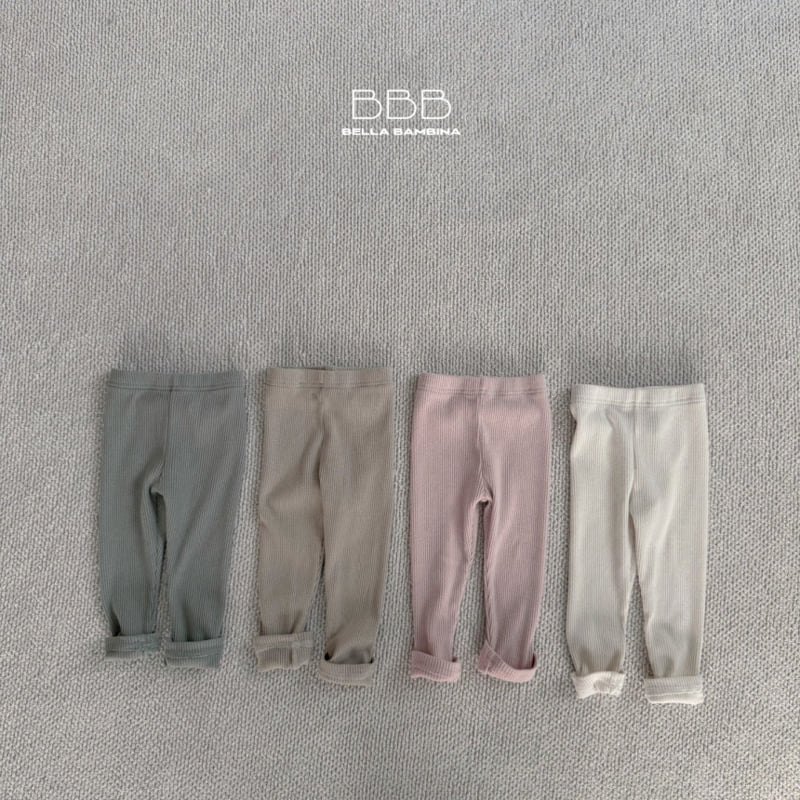 Bella Bambina - Korean Baby Fashion - #babylifestyle - Ribbed Leggings