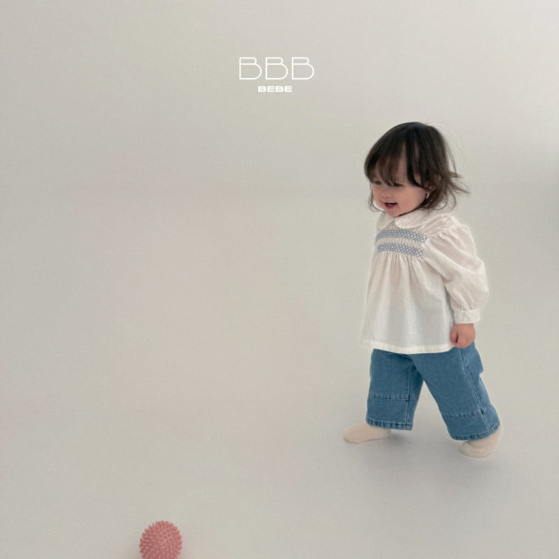 Bella Bambina - Korean Baby Fashion - #babylifestyle - Bebe Porter Slit Denim Pants - 7