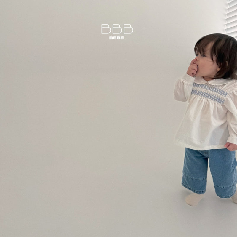 Bella Bambina - Korean Baby Fashion - #babyoninstagram - Bebe Porter Slit Denim Pants - 8