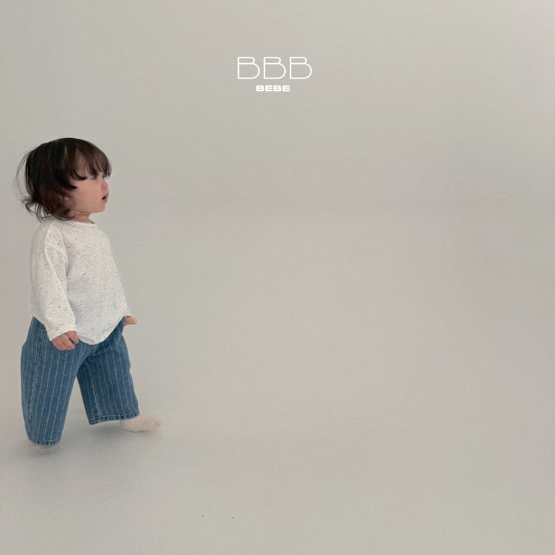 Bella Bambina - Korean Baby Fashion - #onlinebabyboutique - Bebe Striped Jeans - 8