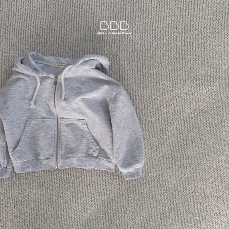 Bella Bambina - Korean Children Fashion - #childofig - Heavy Crop Hooded Zip-up Jumper - 8