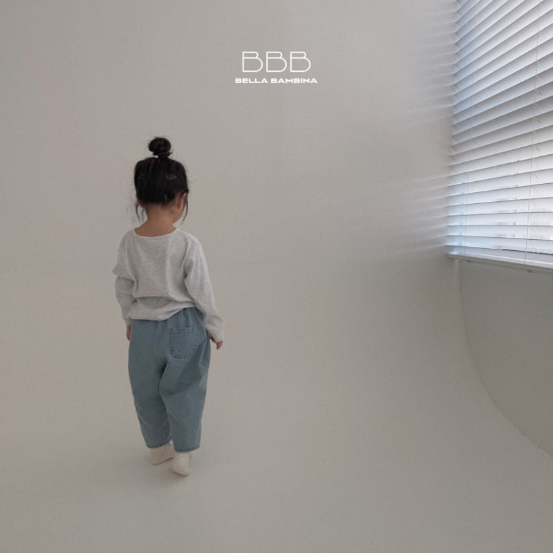 Bella Bambina - Korean Children Fashion - #childofig - Ribbed Basic Tee - 3