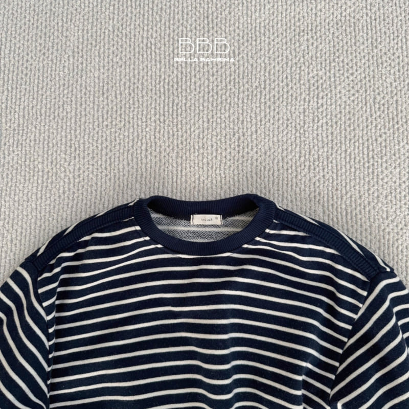 Bella Bambina - Korean Children Fashion - #childofig - Stripe Crop Sweatshirts - 10
