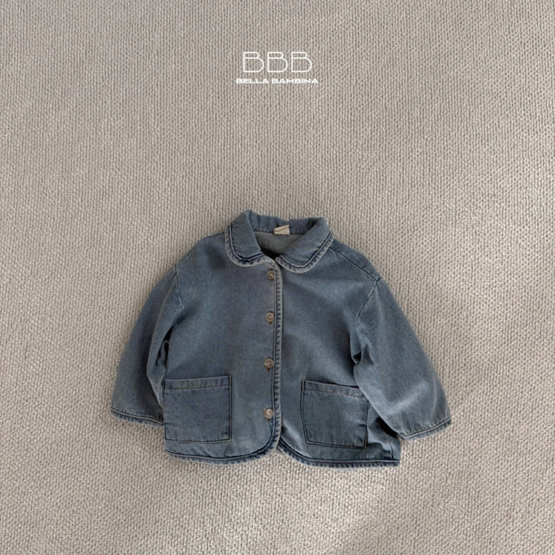 Bella Bambina - Korean Children Fashion - #designkidswear - Hane Denim Jacket