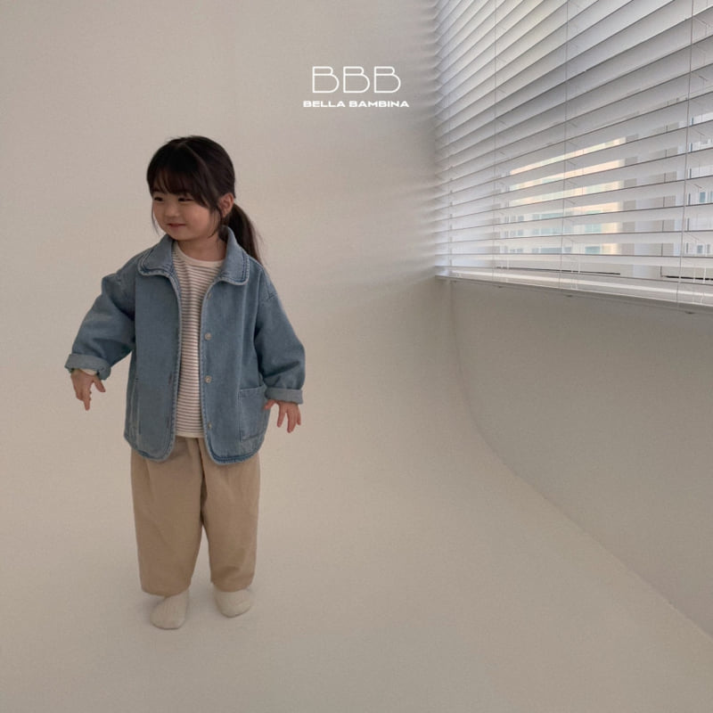 Bella Bambina - Korean Children Fashion - #fashionkids - Hane Denim Jacket - 4