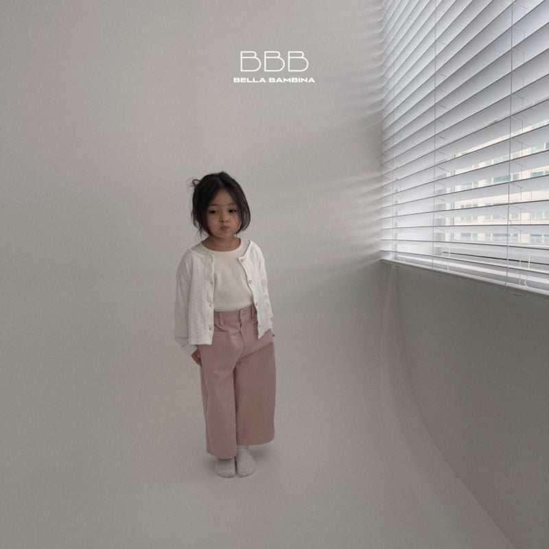 Bella Bambina - Korean Children Fashion - #kidsshorts - Ribbed Basic Tee - 8