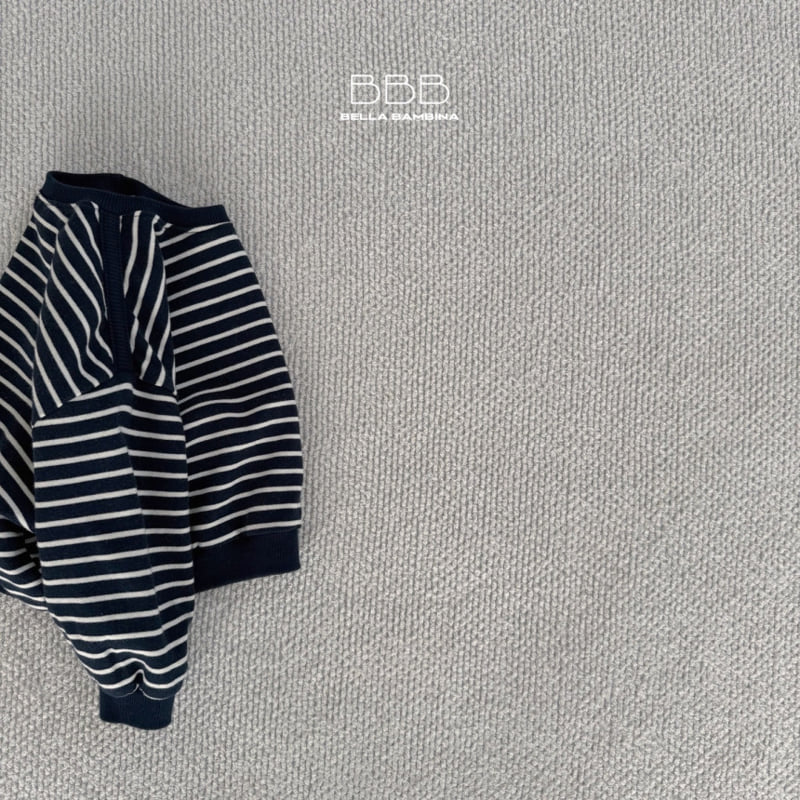 Bella Bambina - Korean Children Fashion - #littlefashionista - Stripe Crop Sweatshirts - 3
