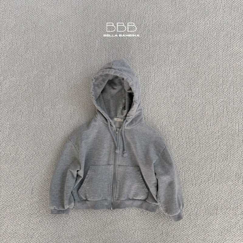 Bella Bambina - Korean Children Fashion - #magicofchildhood - Heavy Crop Hooded Zip-up Jumper - 5