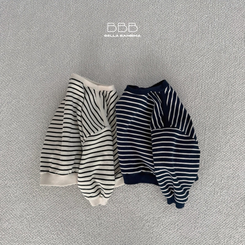 Bella Bambina - Korean Children Fashion - #minifashionista - Stripe Crop Sweatshirts - 5
