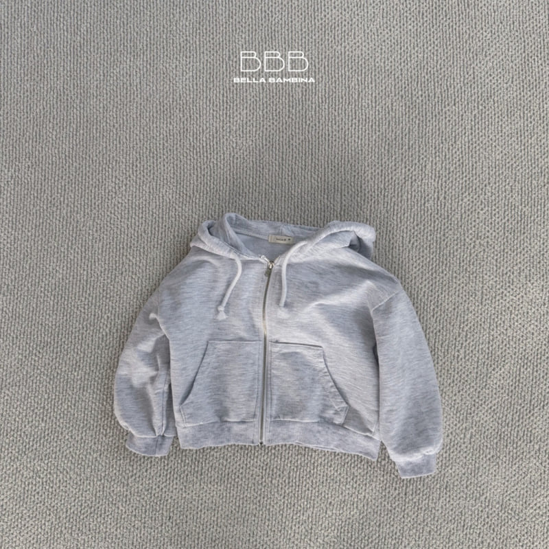 Bella Bambina - Korean Children Fashion - #prettylittlegirls - Heavy Crop Hooded Zip-up Jumper - 7