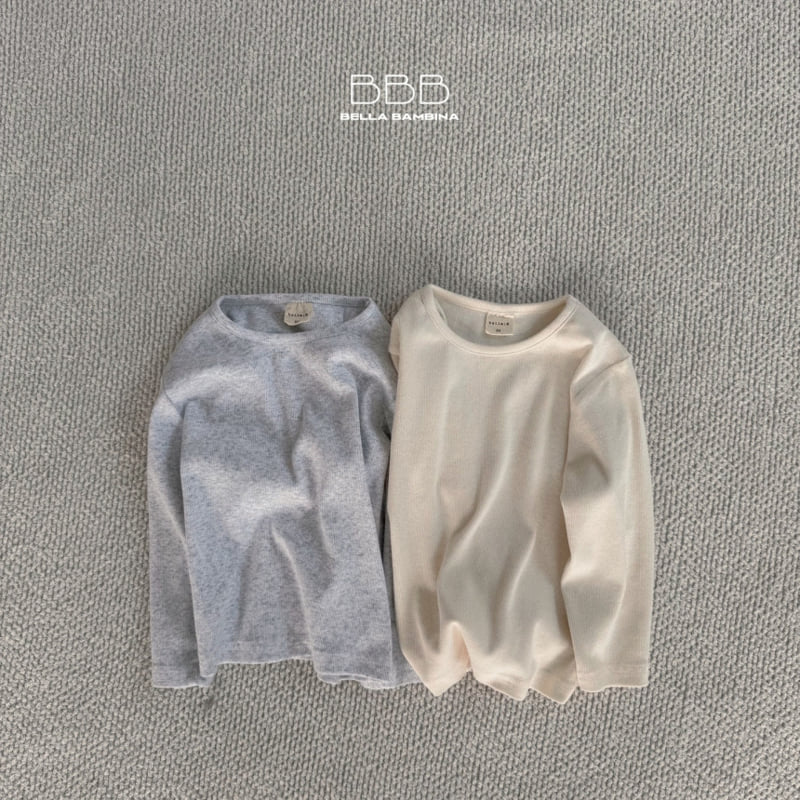Bella Bambina - Korean Children Fashion - #prettylittlegirls - Ribbed Basic Tee