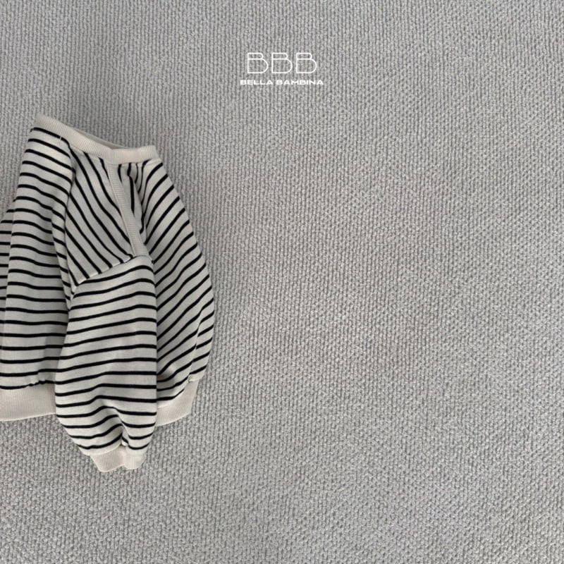 Bella Bambina - Korean Children Fashion - #prettylittlegirls - Stripe Crop Sweatshirts - 6
